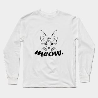 Meow Long Sleeve T-Shirt